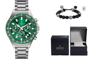 CHARLOTTE RAFFAELLI Часы Men's Classic Collection Watch, Bracelet Set (CRSP061)