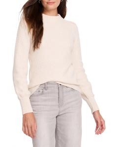 NIC+ZOE Укороченный свитер с вафельной вязкой Nic + Zoe, кремовый