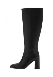 Блоковые ботинки Mango, Black