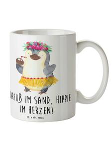 Летняя кружка в стиле хиппи с надписью на белом фоне Mr. & Mrs. Panda