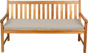 Подушка на сиденье для скамеек, садовых качелей и сидений, гладкая. FK5 (180x60x5, бежевый)