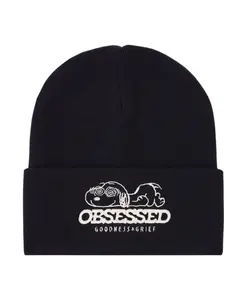 Синяя шапка из мериносовой шерсти: культовая и забавная. Iceberg, синий