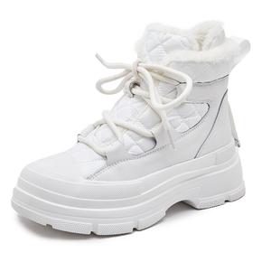 Ботинки Martin Boot женские Jietegongyang, белый