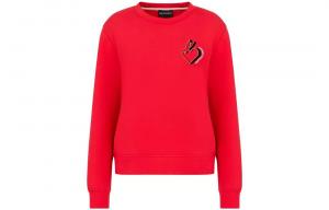 Свитшот Year Of The Rabbit женский China Red EMPORIO ARMANI, красный