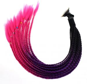 Косички для шлема ihreesy, черный / фиолетовый / красный