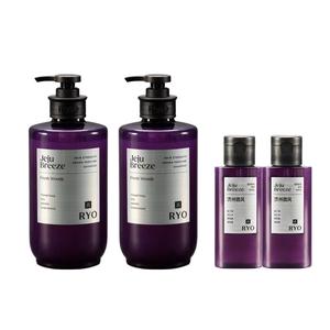Увлажняющий и укрепляющий шампунь с ароматом для волос Ryo, jeju breeze (cold wood) 580ml*2 + same incense 100ml*2