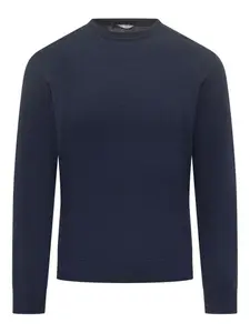 Свитер с круглым вырезом Filippo De Laurentiis, синий