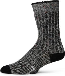 Носки Smartwool Everyday Waffle Press Crew Socks, цвет Black/Multi Donegal