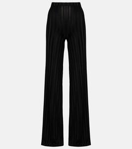 Вязаные расклешённые брюки Tom Ford, Black