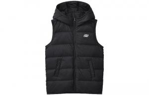 Детская тонкая пуховая куртка с капюшоном Skechers, carbon черный/0018