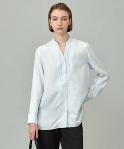 Блузка из мягкой саржи из меди и полиэтилена