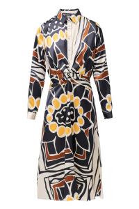 Платье рубашка Salsa Jeans Shirt Dress, разноцветный