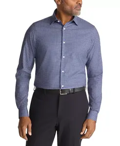 Мужская рубашка классического кроя с воротником Michael Kors, синий