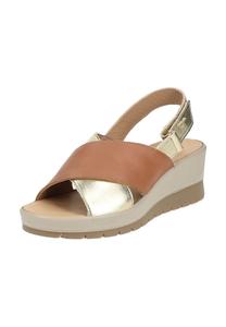 Сандалии из кожи наппа igi&co, цвет Braun Gold