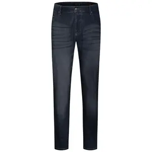 Джинсы bugatti с 5 карманами, потертые, цвет морской волны