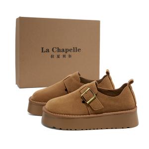 Женские повседневные туфли 4 см женские La Chapelle, Caramel