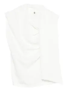 Блузка с драпировкой The Garment, белый