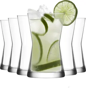 Стаканы для виски LAV Derin Highball - 350 мл - Прозрачные - 6 штук Lav