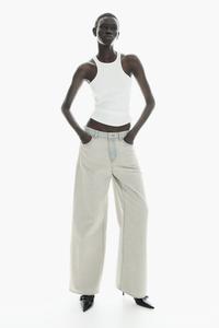 Мешковатые джинсы обычного кроя H&M, синий