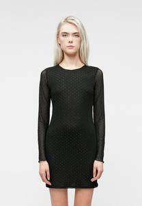 Платье ONLY ONLRORY STUD DRESS, Black/Silver-Coloured/Black