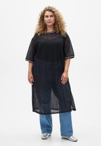 Платье Zizzi MIT KURZEN ÄRMELN, Black