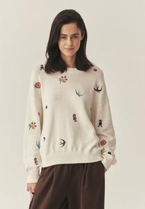 Джемпер TATUUM Jumper, Cream White Ver/Off-White