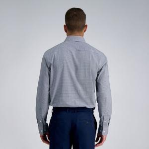 Мужская классическая рубашка Haggar Premium Comfort классического кроя, устойчивая к морщинам, цвет Charcoal Texture