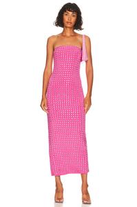 Платье миди джеймс Nbd, розовый