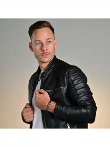 Adeliás Мужской браслет - браслет из нержавеющей стали, 21 см, серебристый