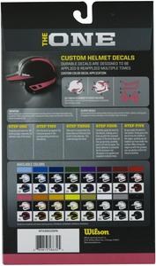 Комплект наклеек на шлем Wilson Custom Wilson Sporting Goods, розовый