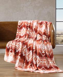 Плед Jericho из ультрамягкого плюша, размер King Wrangler, Peach Pink