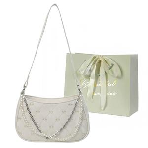 JIANGLIDA Женская сумка через плечо, Ecru+White Shopping Bag