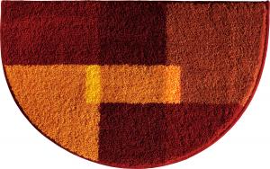 Коврик для ванной Erwin Müller Duschvorlage halbrund Zagori, цвет terra