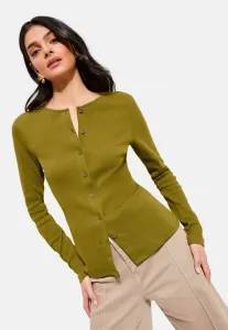 Кардиган на пуговицах Friends Like These, Olive Green