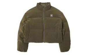 Куртка пуховая женская MLB, светлый хаки