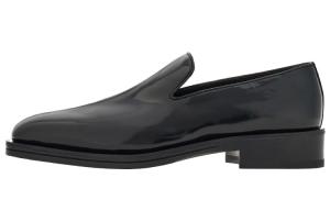 Кожаные лоферы с контрастными вставками Ferragamo, черный