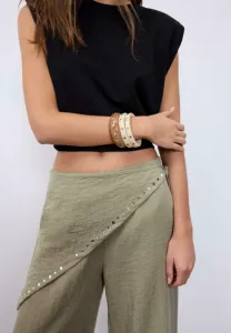 Брюки Stradivarius, Stone