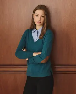 Женский однотонный джемпер с длинным рукавом Lloyd's, зеленый