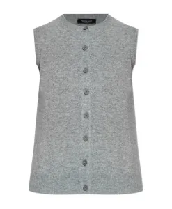 Шерстяной жилет Fabiana Filippi, серый