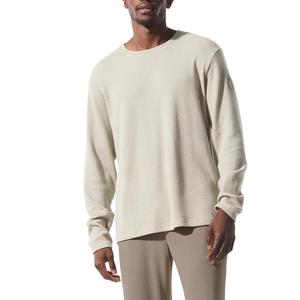 Футболка Elevate Waffle Long мужская Alo Yoga, Ecru/Bone