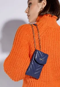 Миниатюрная стеганая сумка через плечо с цепочкой Wittchen, Dark Blue