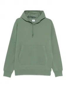 Толстовка с капюшоном и карманом C.P. Company, зеленый
