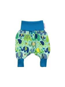 Тканевые брюки Kleine Könige Baby Pumphose Elefantenparty, бирюзовый