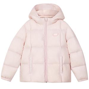 Куртка пуховая серая розовая детская Skechers, Gray Pink/01NX