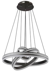 Подвесной светодиодный светильник, с регулировкой яркости, металл/пластик Globo, прозрачный/опаловый/титановый