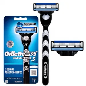 Набор острых скоростных ножей 1 держатель, 6 насадок Gillette