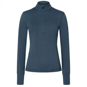 Футболка Super.natural Tundra175 half zip long sleeve, синий