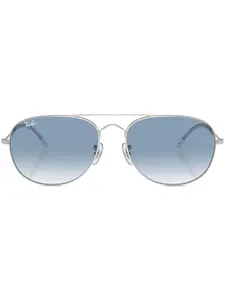Солнцезащитные очки-авиаторы Bain Bridge Ray-Ban, серебяный