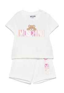 Футболка с принтом COMPLETI SET MOSCHINO, слоновая кость