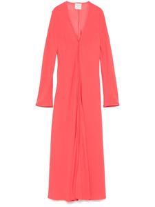 Платье макси Envers Forte Forte, розовый